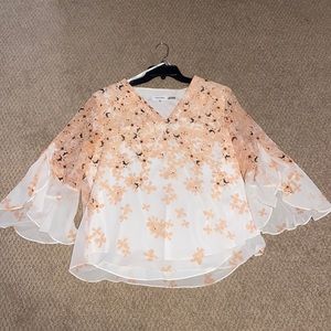 Calvin Klein sleeve blouse